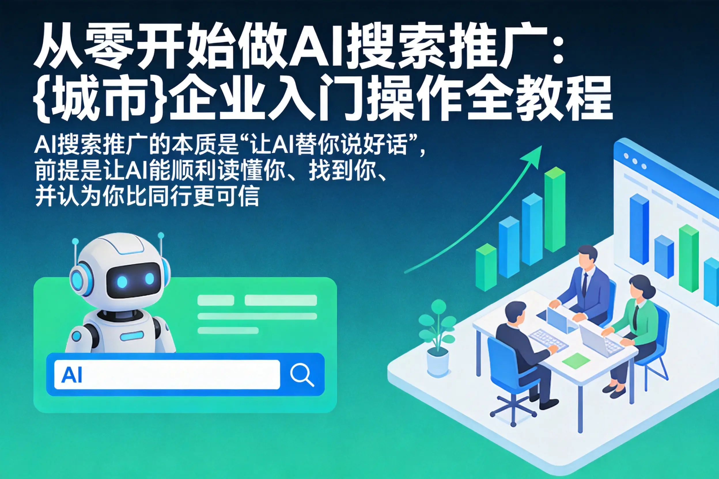 从零开始做AI搜索推广:崇左企业入门操作全教程