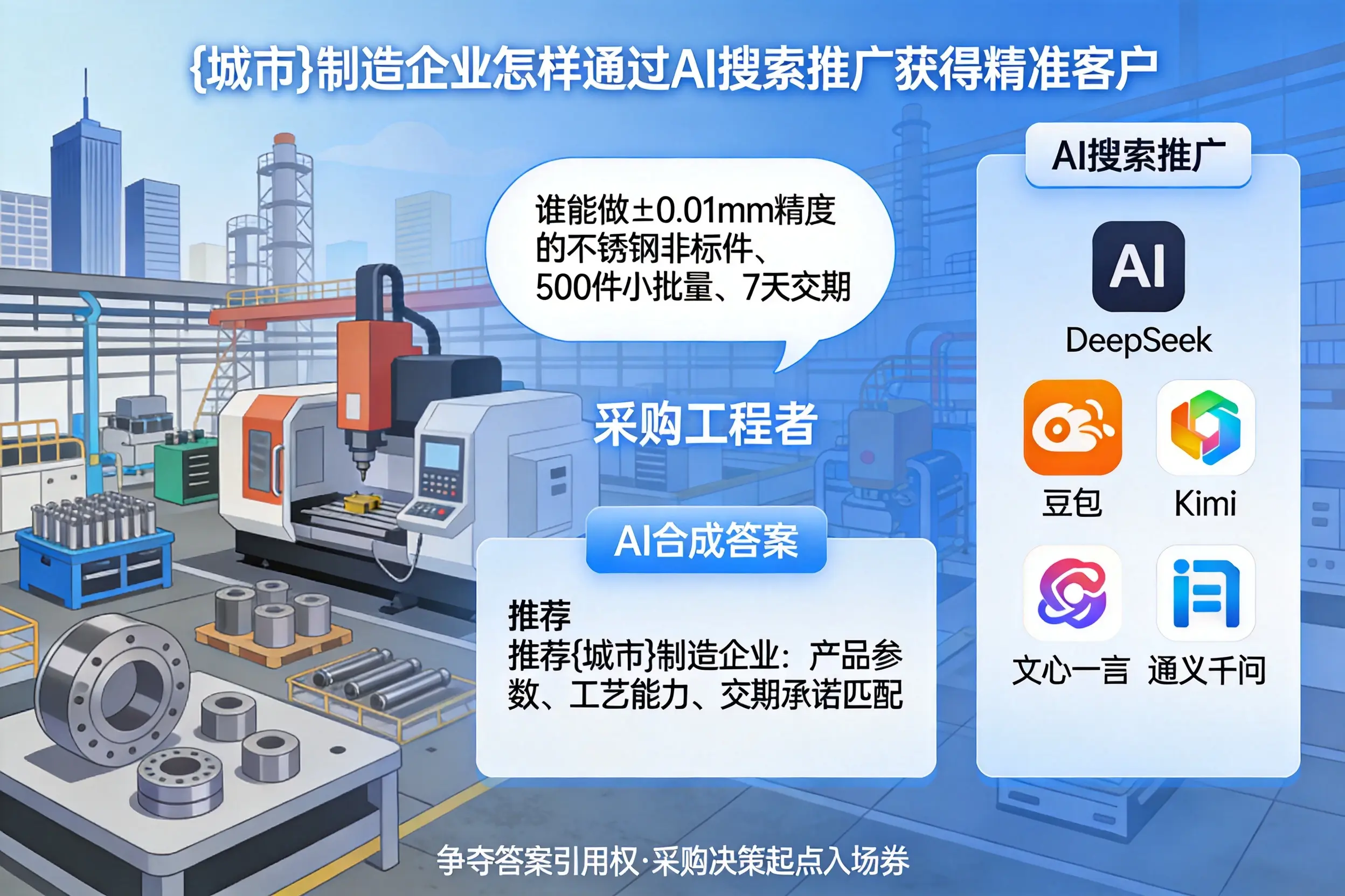 崇左制造企业怎样通过AI搜索推广获得精准客户
