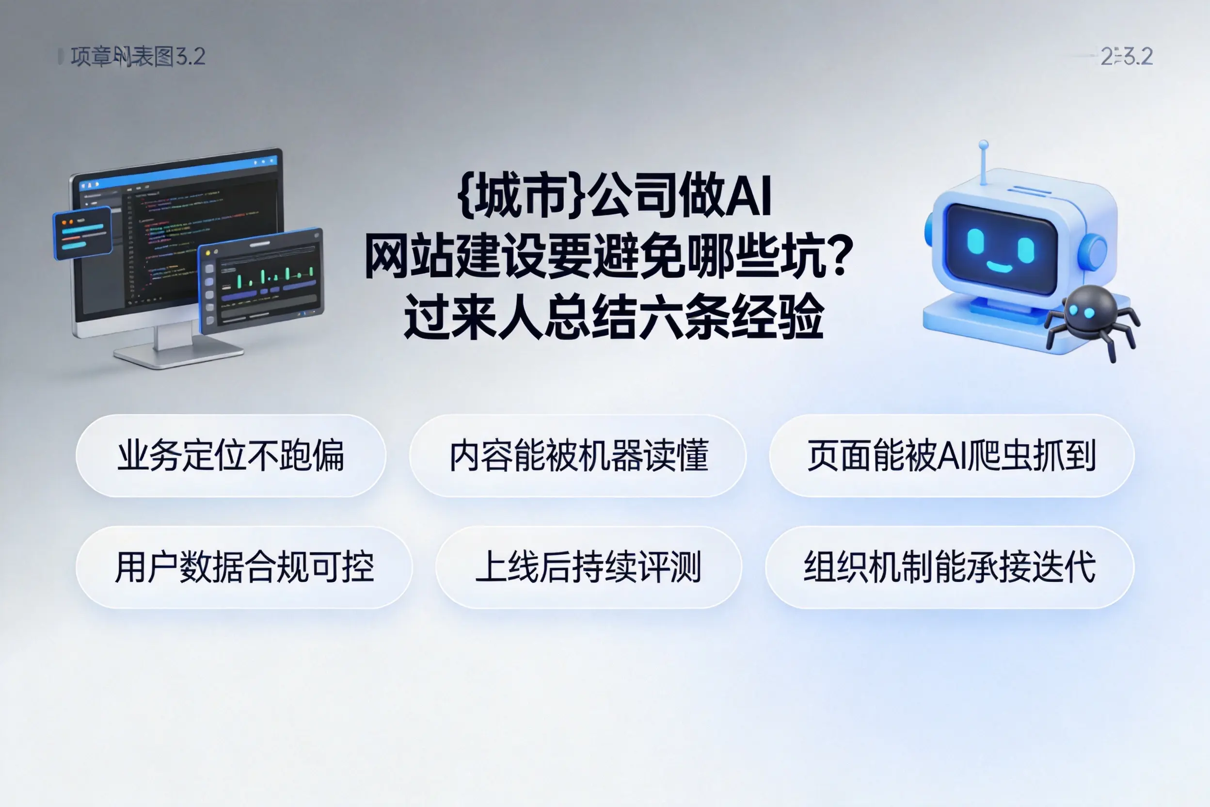 崇左公司做AI网站建设要避免哪些坑？过来人总结六条经验