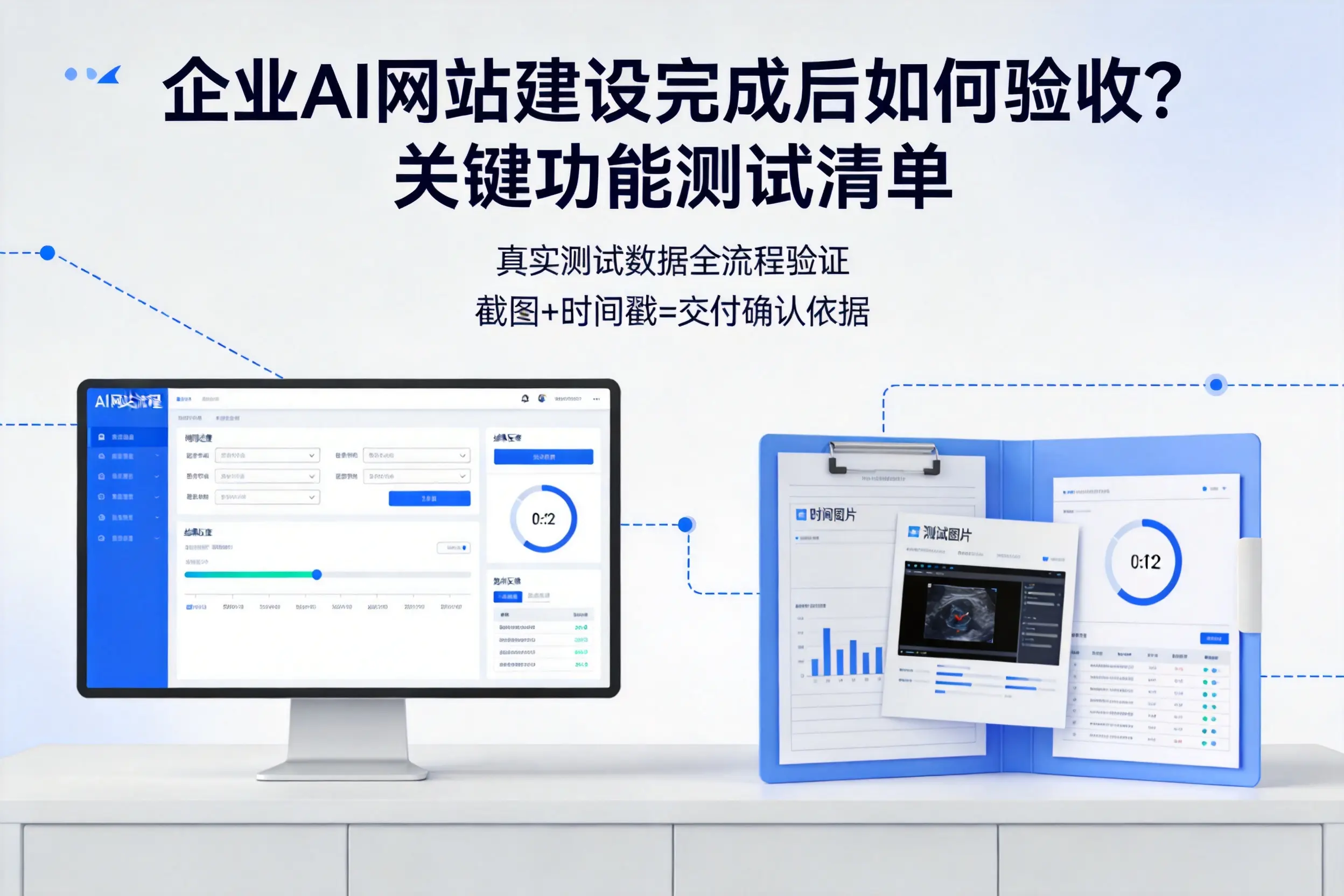 崇左企业AI网站建设完成后如何验收?关键功能测试清单