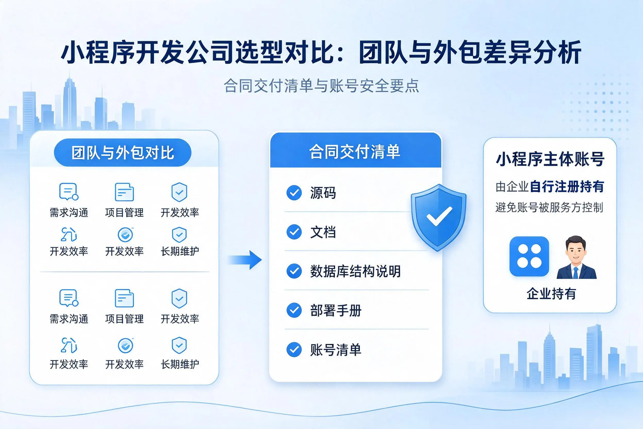 崇左小程序开发公司选型对比：团队与外包差异分析