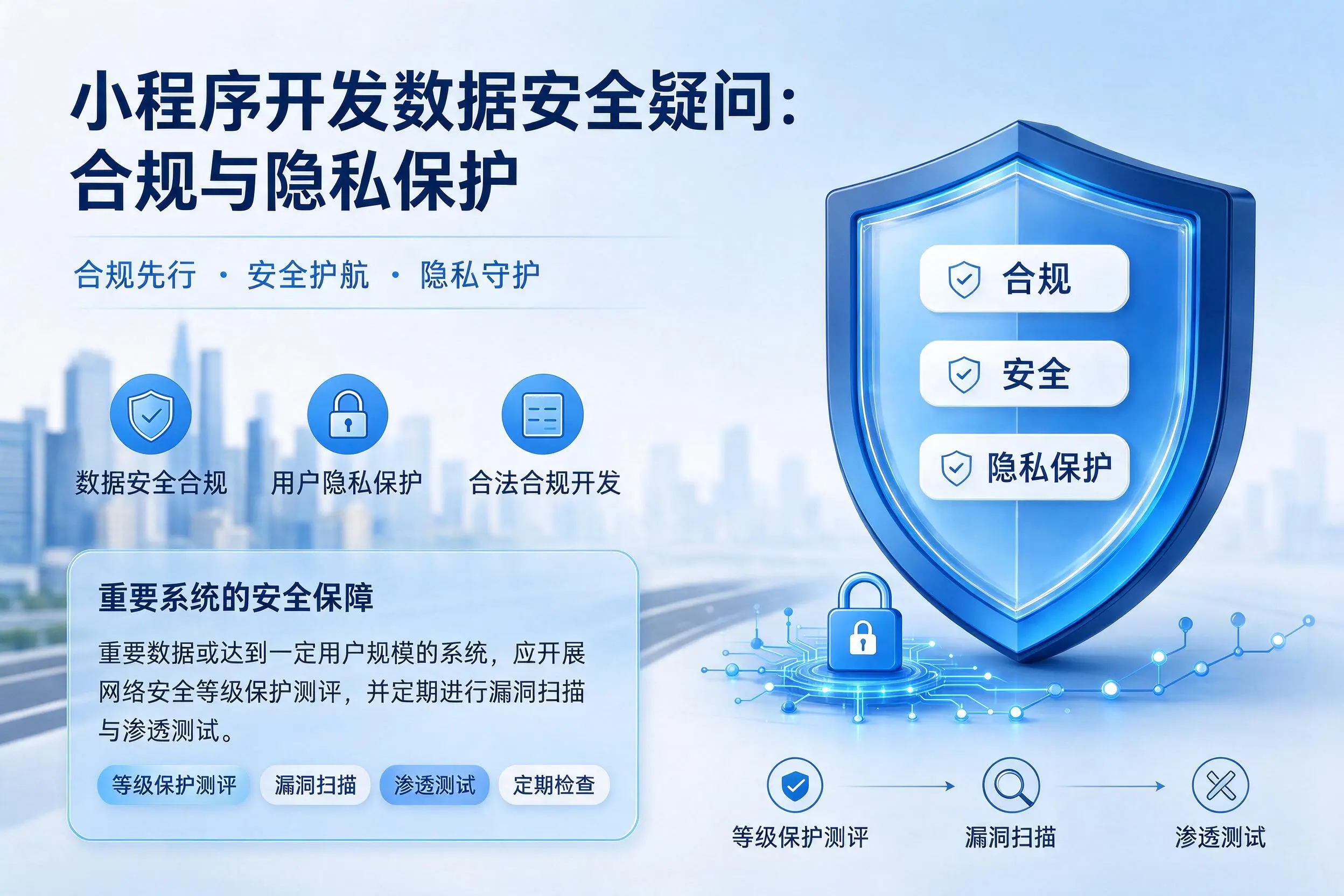 崇左小程序开发数据安全疑问：合规与隐私保护